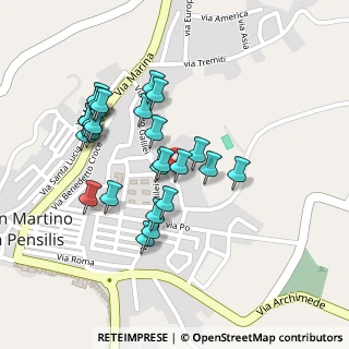 Mappa Via Raffaele Mezzalingua, 86046 San Martino in Pensilis CB, Italia (0.22692)