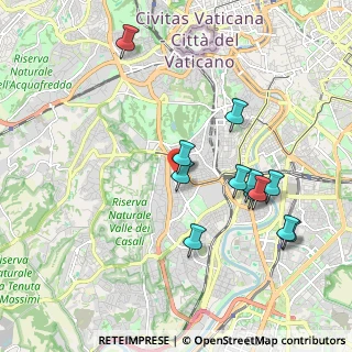 Mappa Via Stefano Boccapaduli, 00100 Roma RM, Italia (2.06833)