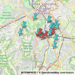Mappa Via Stefano Boccapaduli, 00100 Roma RM, Italia (1.607)