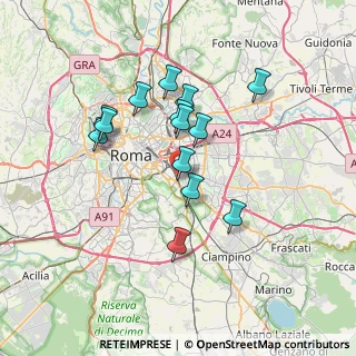 Mappa Porta Furba, 00181 Roma RM, Italia (6.495)