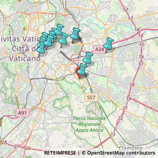 Mappa Via delle Vestali, 00181 Roma RM, Italia (4.23077)
