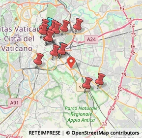 Mappa Via delle Vestali, 00181 Roma RM, Italia (3.784)