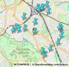 Mappa Via delle Vestali, 00181 Roma RM, Italia (1.217)