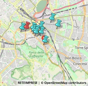 Mappa Via delle Vestali, 00181 Roma RM, Italia (1.38636)