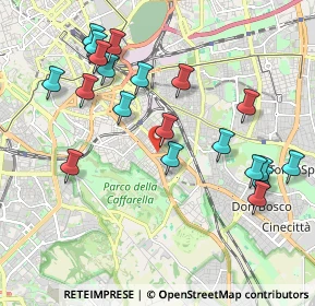 Mappa Via Numitore, 00181 Roma RM, Italia (2.257)