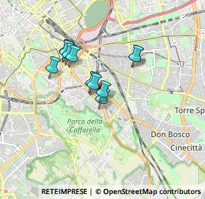 Mappa Via delle Vestali, 00181 Roma RM, Italia (1.41909)