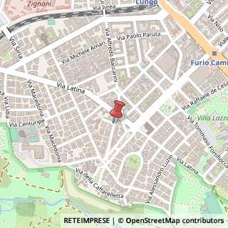 Mappa Via Camillo Porzio,  6, 00179 Roma, Roma (Lazio)