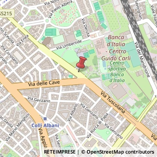 Mappa Via tuscolana 543, 00181 Roma, Roma (Lazio)