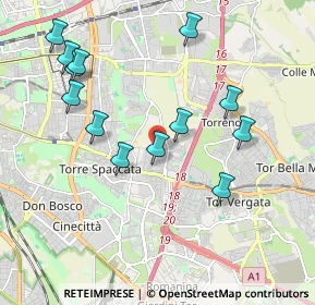 Mappa Via dei Colombi, 00181 Roma RM, Italia (2.17)