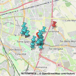 Mappa Via dei Colombi, 00181 Roma RM, Italia (1.27)