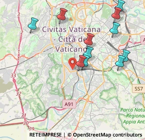 Mappa Via di Monte Verde, 00153 Roma RM, Italia (4.51727)