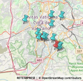 Mappa Via di Monte Verde, 00153 Roma RM, Italia (2.77917)