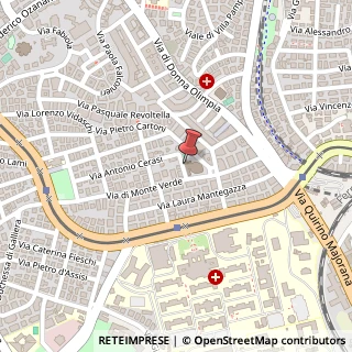 Mappa Via Ettore Vernazza, 2, 00152 Roma, Roma (Lazio)