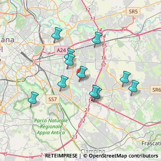 Mappa Via Carlo de Marchesetti, 00172 Roma RM, Italia (3.56273)