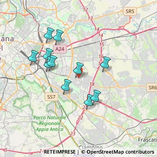 Mappa Via Carlo de Marchesetti, 00172 Roma RM, Italia (3.67273)