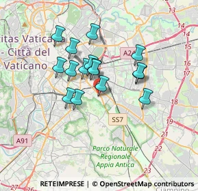 Mappa Piazza Cesare Cantù, 00181 Roma RM, Italia (2.90563)