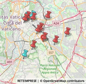 Mappa Piazza Cesare Cantù, 00181 Roma RM, Italia (3.59154)