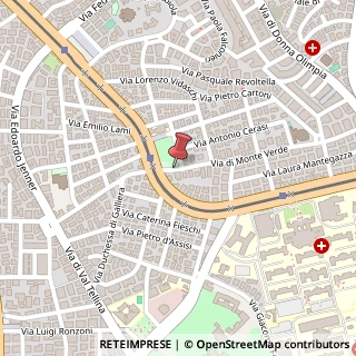 Mappa Via di Monte Verde,  17, 00152 Roma, Roma (Lazio)