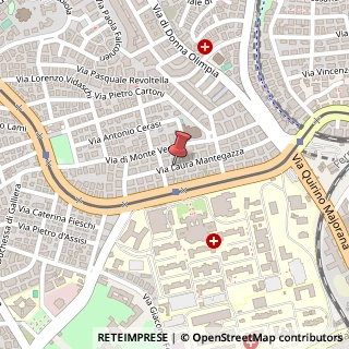 Mappa Via Laura Mantegazza,  16, 00152 Roma, Roma (Lazio)