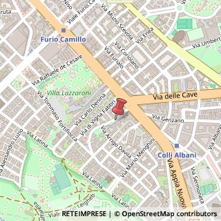 Mappa Via Giovanni Botero, 15, 00179 Roma, Roma (Lazio)