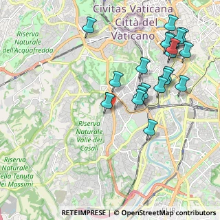 Mappa Via Vincenzo Tizzani, 00151 Roma RM, Italia (2.42)