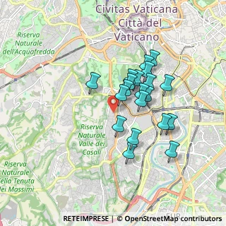 Mappa Via Vincenzo Tizzani, 00151 Roma RM, Italia (1.5075)