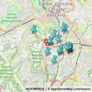 Mappa Via Vincenzo Tizzani, 00151 Roma RM, Italia (1.66294)