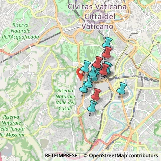 Mappa Via Vincenzo Tizzani, 00151 Roma RM, Italia (1.20938)