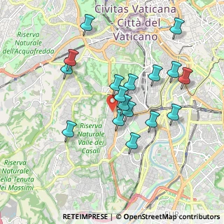 Mappa Via Vincenzo Tizzani, 00151 Roma RM, Italia (1.84235)