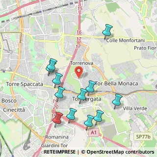 Mappa Via Euterpe, 00133 Roma RM, Italia (2.235)