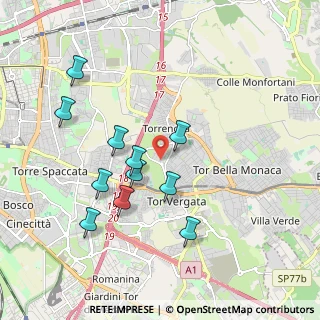 Mappa Via Euterpe, 00133 Roma RM, Italia (1.94273)