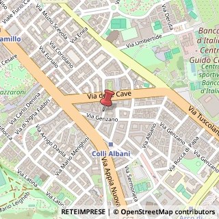 Mappa Via Poggi D'Oro, 39, 00179 Roma, Roma (Lazio)