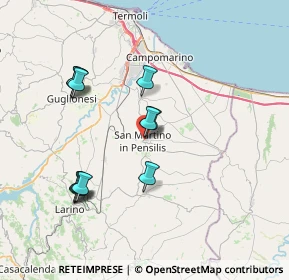 Mappa 86046 San Martino in Pensilis CB, Italia (7.51364)