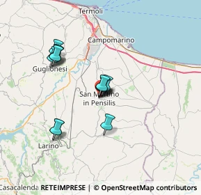 Mappa 86046 San Martino in Pensilis CB, Italia (5.82923)