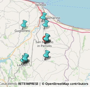 Mappa 86046 San Martino in Pensilis CB, Italia (6.94538)