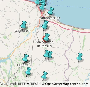 Mappa 86046 San Martino in Pensilis CB, Italia (9.8835)
