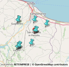 Mappa 86046 San Martino in Pensilis CB, Italia (6.83)