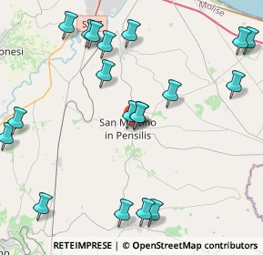 Mappa 86046 San Martino in Pensilis CB, Italia (5.411)