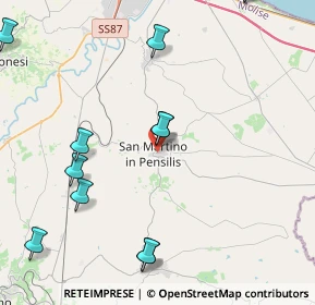 Mappa 86046 San Martino in Pensilis CB, Italia (5.74917)