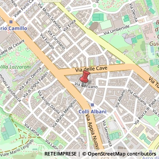 Mappa Via Genzano, 22, 00179 Roma, Roma (Lazio)
