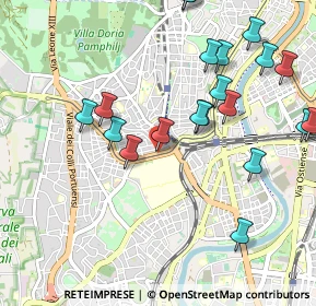 Mappa Circonvallazione Gianicolense, 00149 Roma RM, Italia (1.2025)