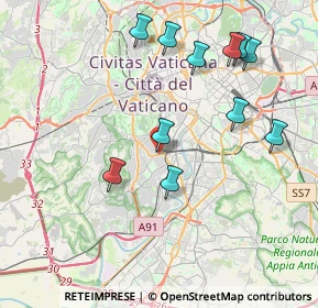 Mappa Circonvallazione Gianicolense, 00149 Roma RM, Italia (4.38091)