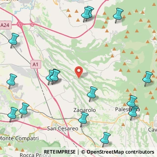Mappa Via Santa Maria, 00010 Gallicano Nel Lazio RM, Italia (6.5425)
