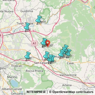 Mappa Via Santa Maria, 00010 Gallicano Nel Lazio RM, Italia (6.66083)