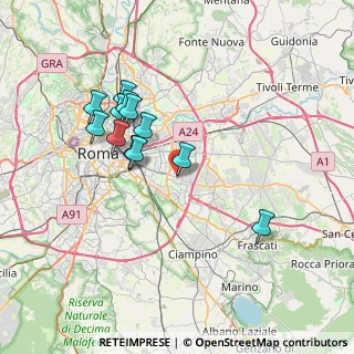 Mappa Via dell'Eriche, 00172 Roma RM, Italia (7.03083)