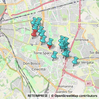 Mappa Via dell'Eriche, 00172 Roma RM, Italia (1.53667)
