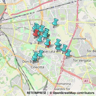 Mappa Via dell'Eriche, 00172 Roma RM, Italia (1.38)