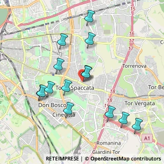 Mappa Via dell'Eriche, 00172 Roma RM, Italia (2.125)