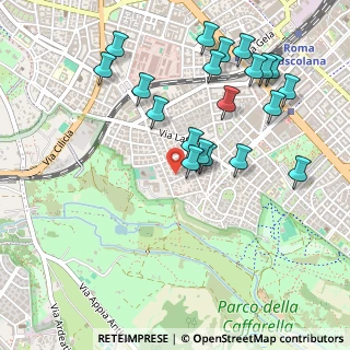 Mappa Via Vittorio Fiorini, 00179 Roma RM, Italia (0.567)