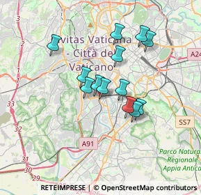 Mappa Via del Fornetto, 00149 Roma RM, Italia (2.87)